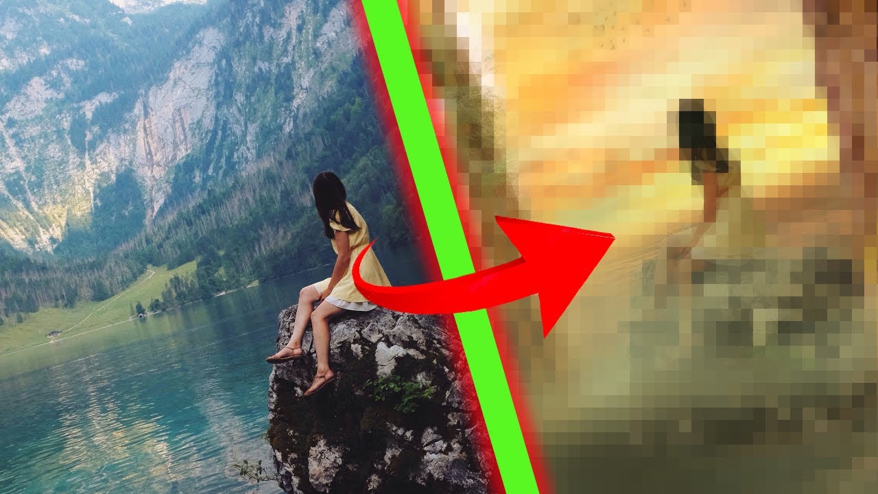 Girl watching the Sunset | Photo Manipulation | Photoshop Speed Art.