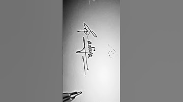 "SADIYA" name signature style✍️✍️✍️ #bollpen#handwriting#shorts#viral#video#subscribe please