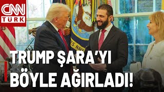 Abdde Tarihi Anlar Trump Suriye Hurbaşkanı Şarayı Ağırladı