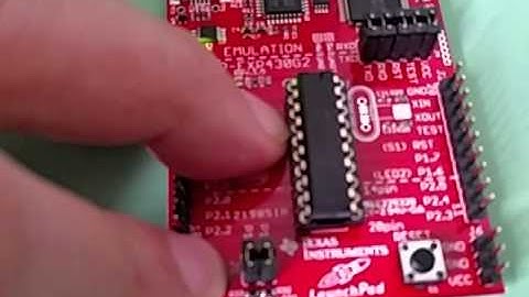 【柯博文老師】Launchpad TI MSP430 - button, Digital Input