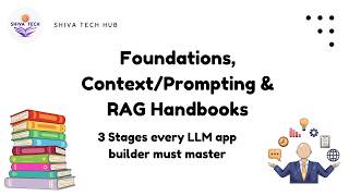 3 Stages every LLM app builder must master: Foundations, Prompting &amp; RAG Handbooks   #shorts