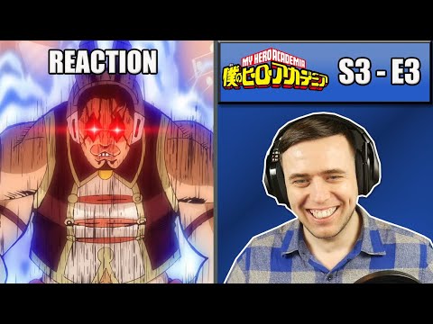 TIGER IS SCARY- My Hero Academia Season 3 Episode 3 - Rich Reaction