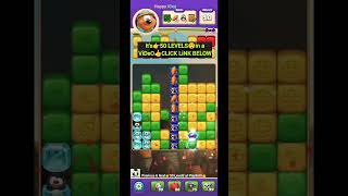 Toon Blast 1524 — No Boosters F2P WiN 👉50 LevelS 1500-1549 Guide 👇 \#shorts