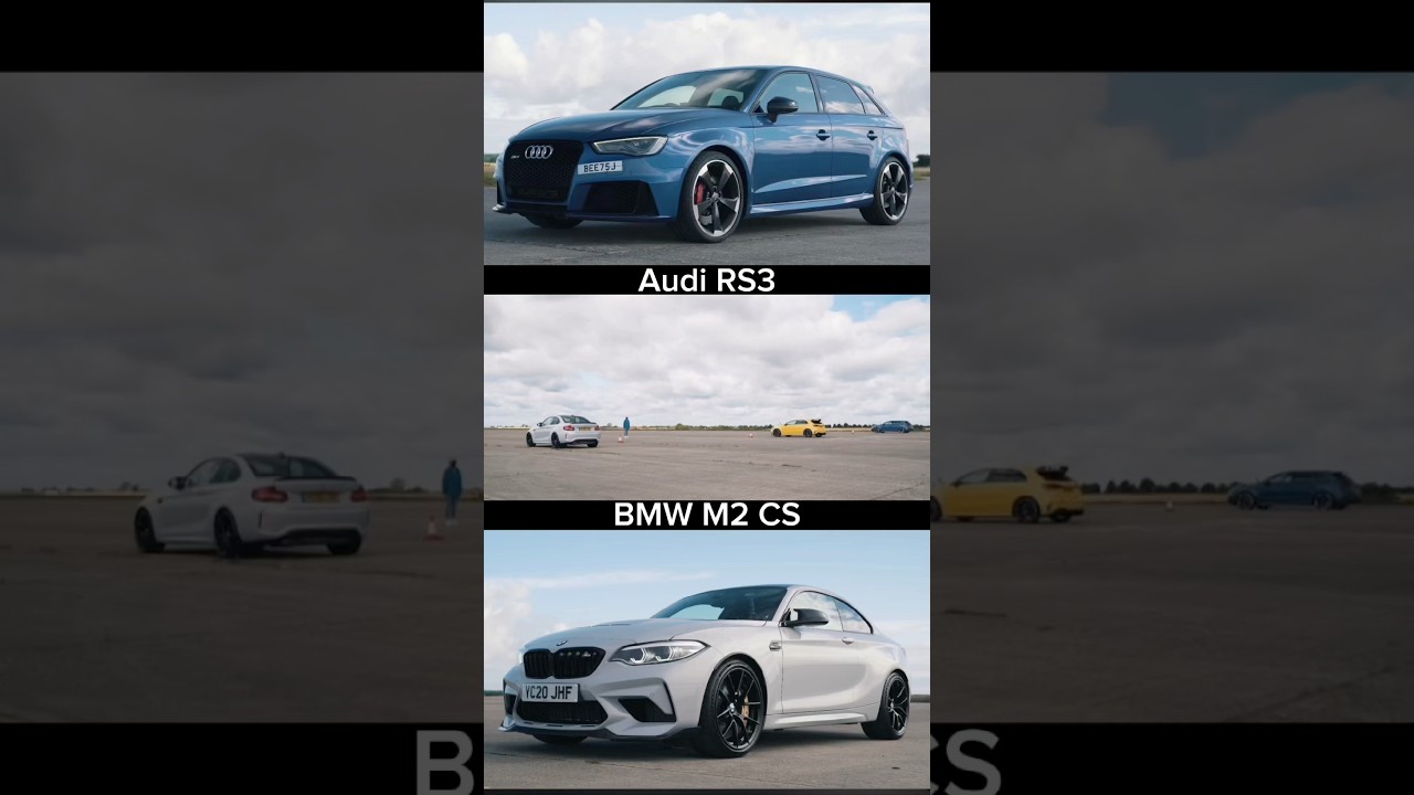 Audi RS3 Vs BMW M2 CS 