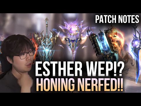 LOST ARK HONING NERFED! AGAIN! APRIL PATCH NOTES! SIDEREAL WEAPON @ZealsAmbitions