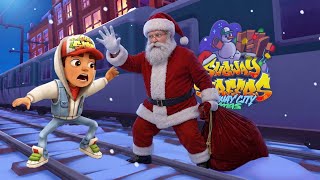Santa claus Vs Subway Surfers Subway city Xmas 2022 Ultimate Battle Comparison screenshot 4