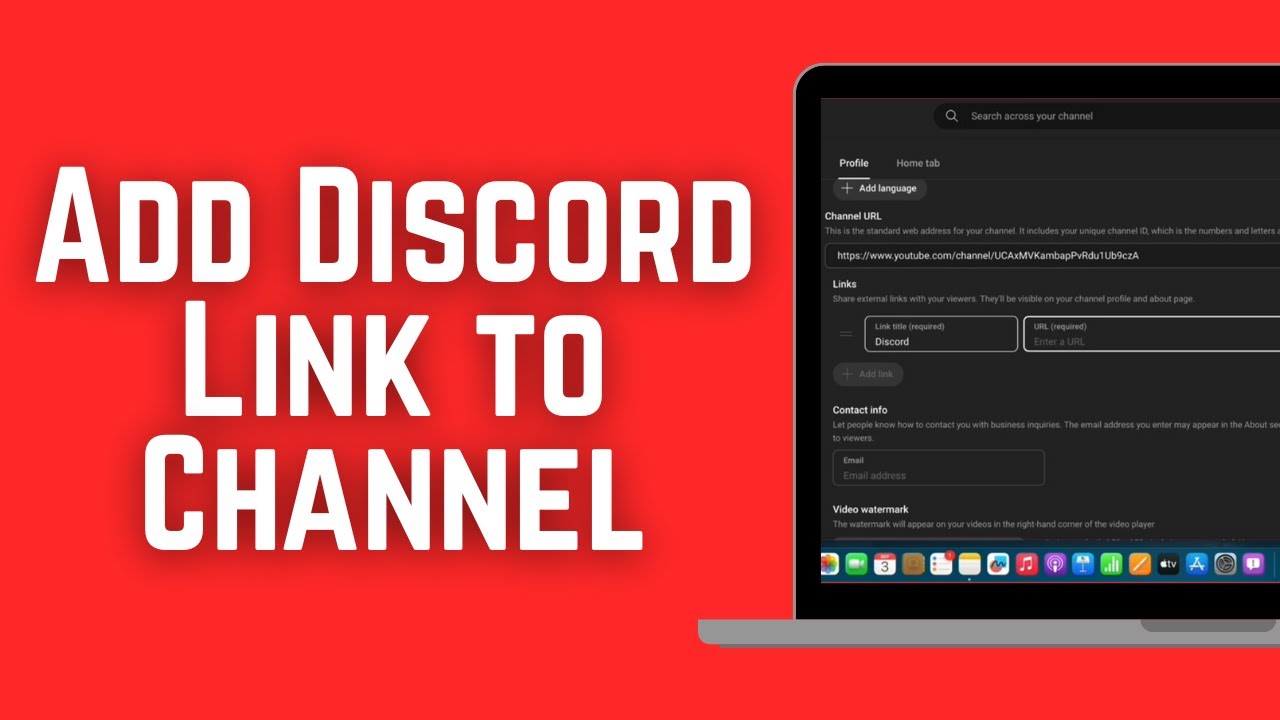 How to Add Discord Link to YouTube Channel (EASY GUIDE) - YouTube