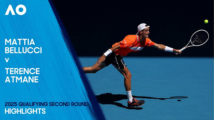 Mattia Bellucci v Terence Atmane Highlights | Australian Open 2025 Qualifying Second Round
