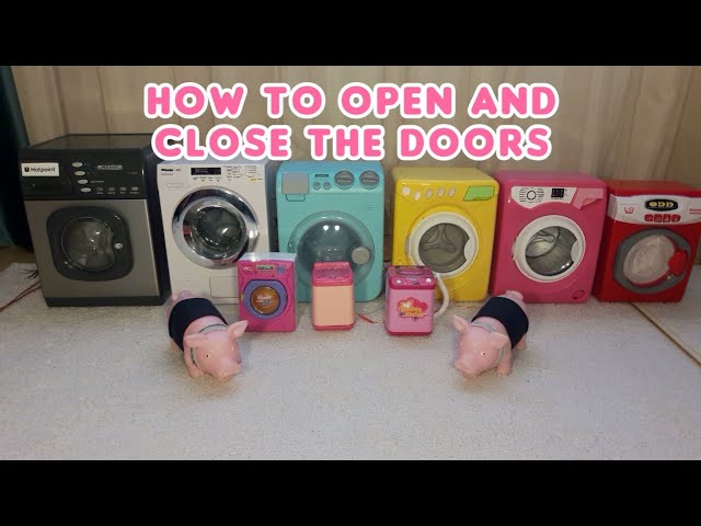 How to open and close the doors by Happy Pigs (toy washing machines modified) How to open and close the doors by Happy Pigs (toy washing machines modified)