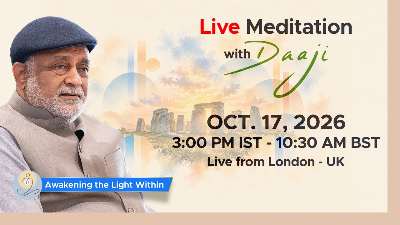 Daaji's Travel Diaries | Awakening the Light Within | 17 Oct 2026 | 3 PM IST | 10:30 AM BST