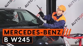 Come cambiare Spazzola tergi MERCEDES-BENZ B-CLASS (W245) - video tutorial