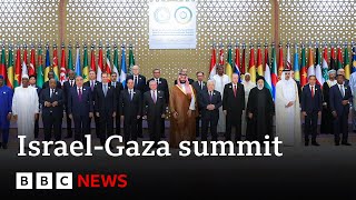 Israel-Gaza war summit in Saudi Arabia - BBC News Resimi