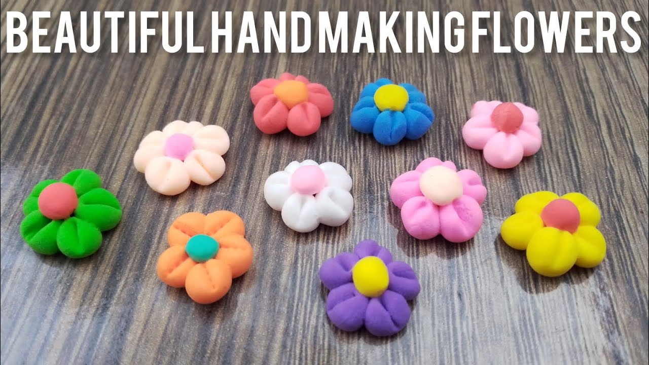 Handmaking hand making flowers/amazing flowers #handmaking #flowers #art - YouTube