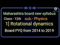1)Rotational Dynamics board PYQs