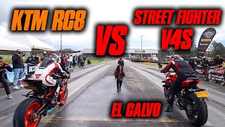 Podrá el CALVO?? KTM RC8 VS Ducati Street Fighter V4S Erixon
