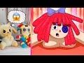 Dolly and pomni react to the amazing digital circus animations  funny tiktoks   102