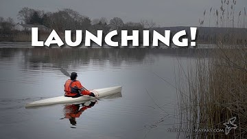 Launching the Skin on Frame Kayak