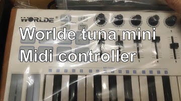 Unboxing worlde tuna mini midi controller