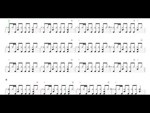Maroon5 Give A Little More Drum Score Drum Sheet Music 드럼악보 