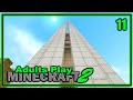 Basalt Generator and First Tower Topped Out! | Adults Play Minecraft 2 #11 | Minecraft Bedrock SMP