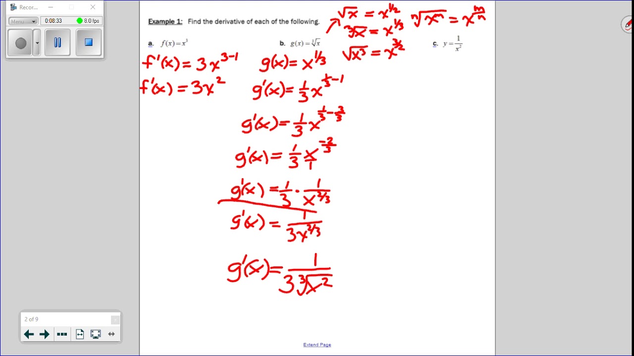 Basic Differentiation Rules - YouTube