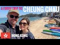 Taking the ferry to the island of cheung chau hong kong