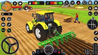 Modern Tractor Farming Driving Simulator 3D - New Tractor Games - Android  Gameplay screenshot 1