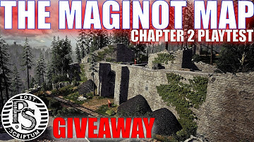 The Maginot Map of Chapter 2 Post Scriptum playtest + GIVEAWAY
