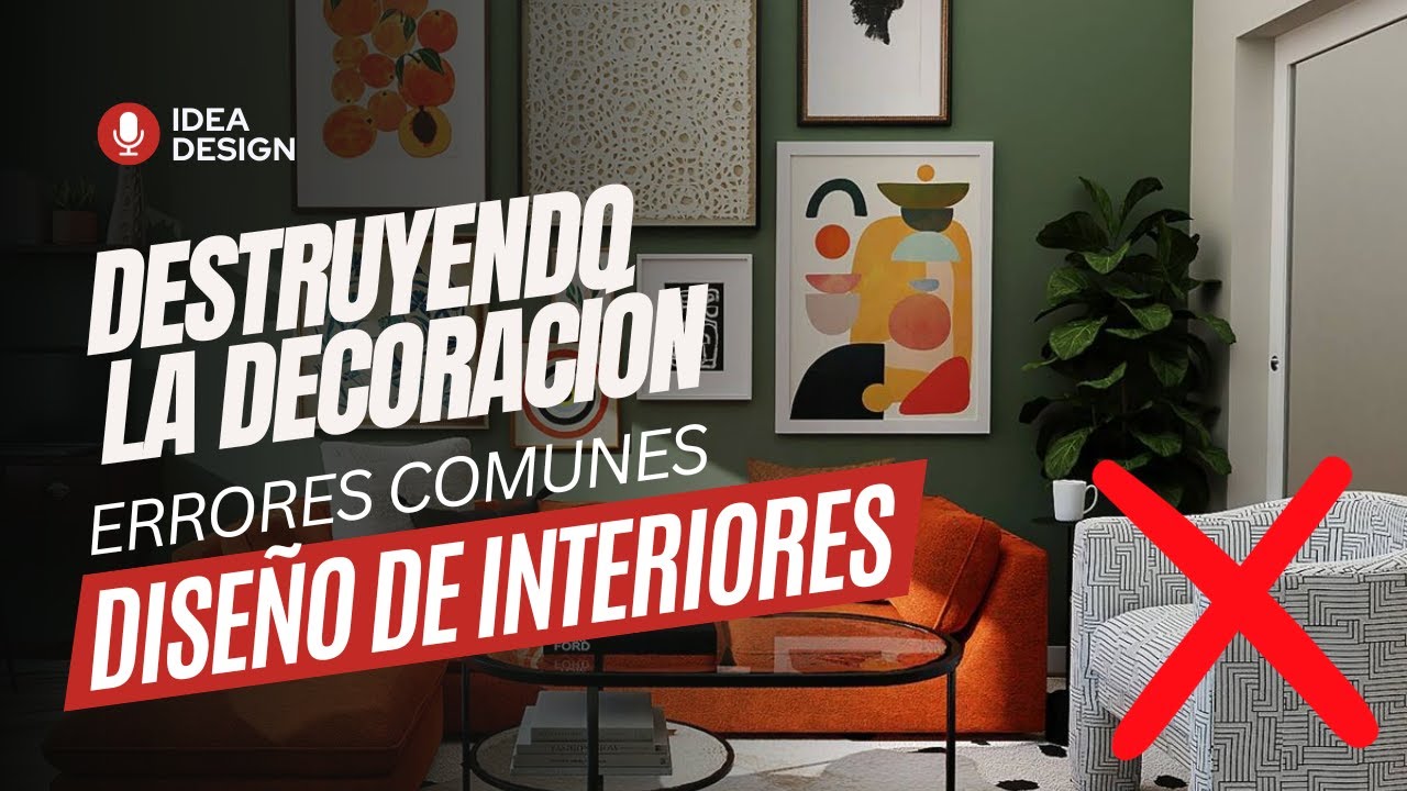 Destruyendo la Decoración Errores Comunes en el Diseño de Interiores ...