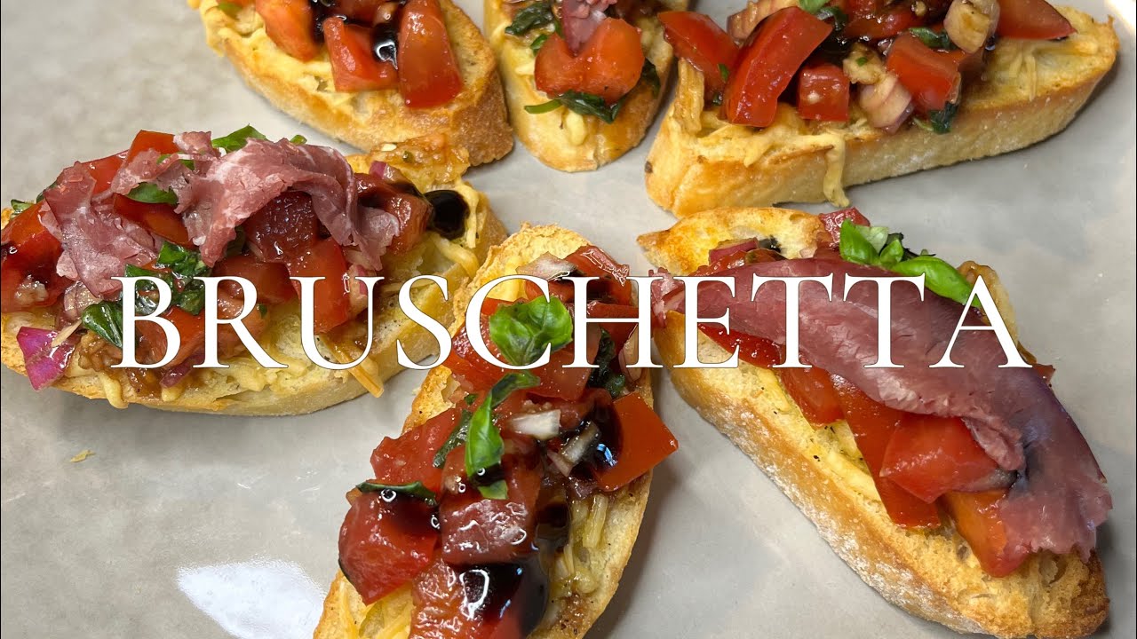 Quick & Easy Bruschetta Recipe - YouTube