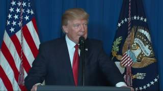 President Trump Delivers a Statement on Syria