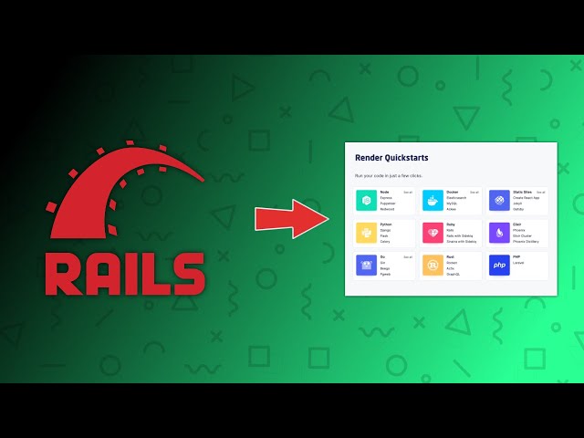 Deploy Ruby on Rails to Render - YouTube