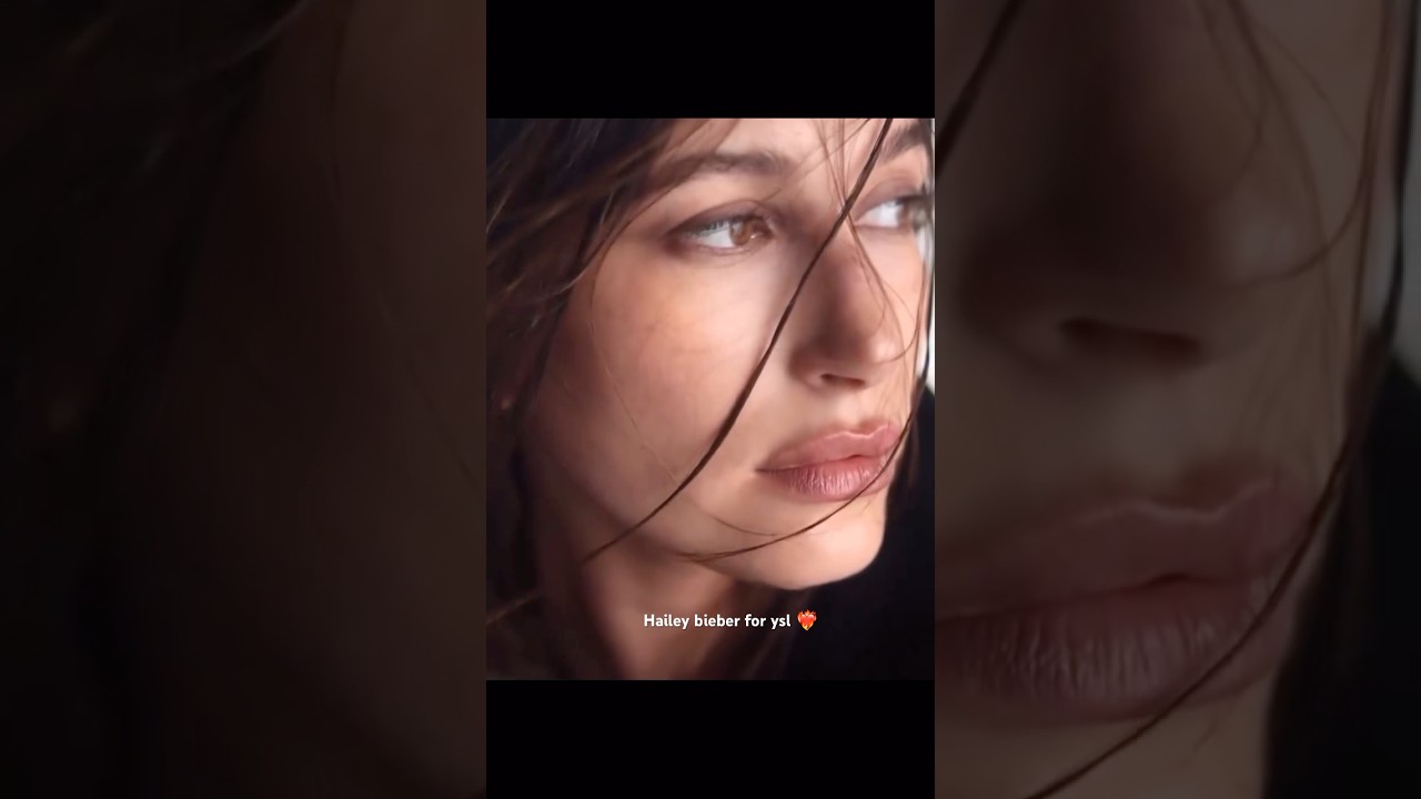Hailey bieber for YSL new viral video 