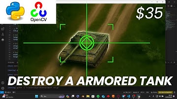 I Built a Python AI That Lets This Drone Hunt Tanks with One Click | Python - OpenCV