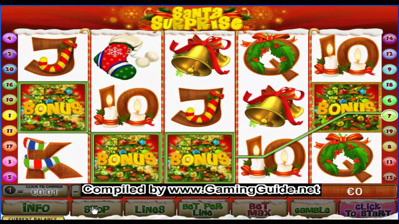 Europa Casino Santa Surprise Slots - YouTube