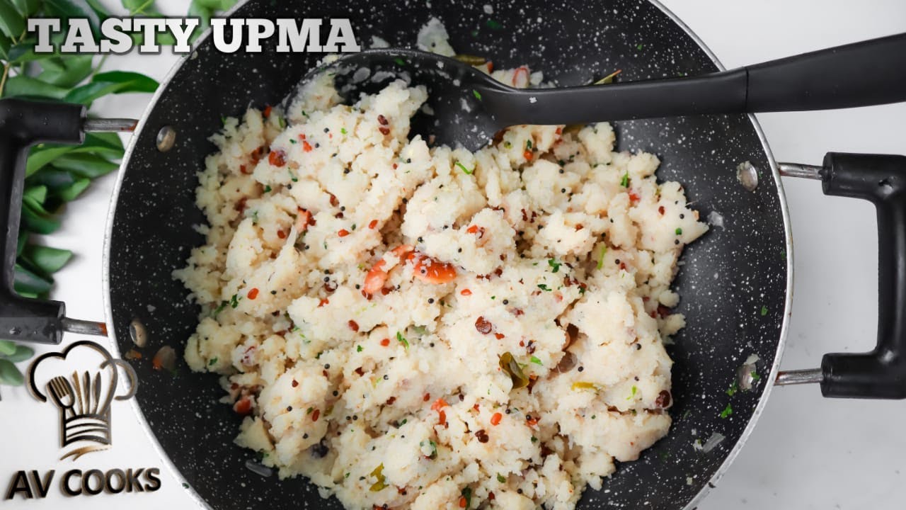Upma Recipe | Easy Simple Upma | Simple Breakfast | South Indian Style ...