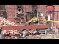 RAW VIDEO: Demolotion begins on old Truell building