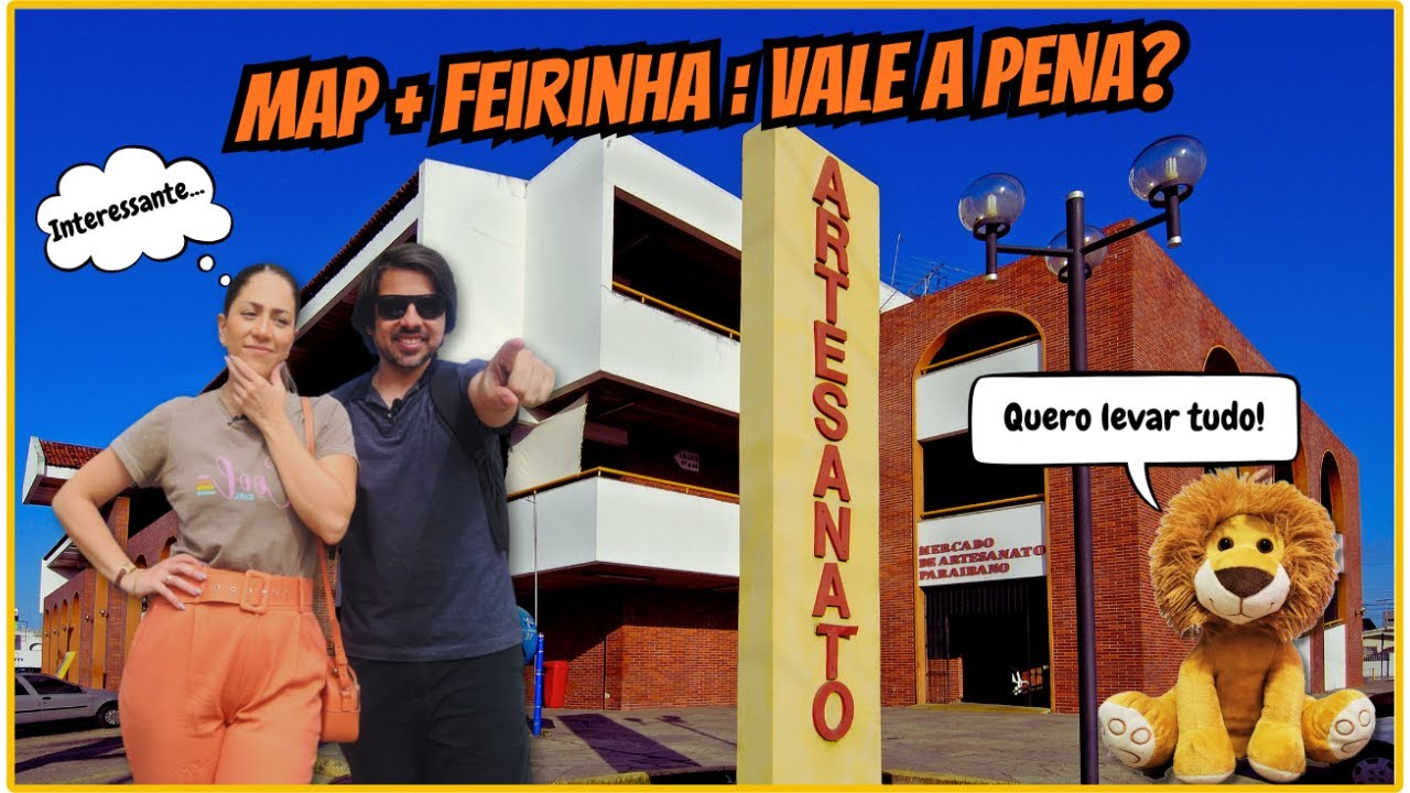 Feirinha de Tambaú x Mercado de Artesanato 🛍️ Onde comprar em João Pessoa?