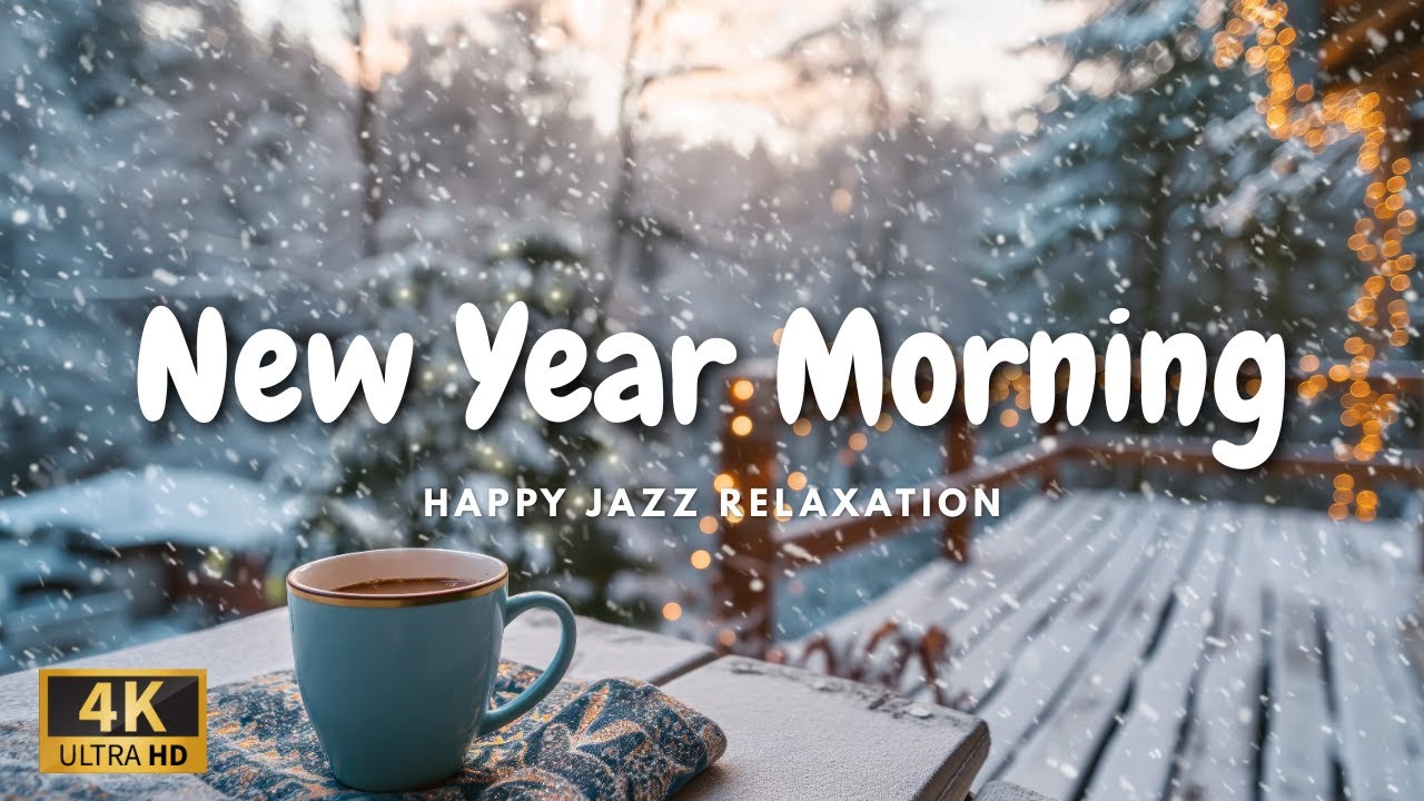 Winter Morning Jazz ☕❄️ | Calm vibes for the first day of the year after the celebration