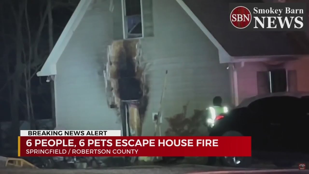 Family escapes house fire in Springfield - YouTube