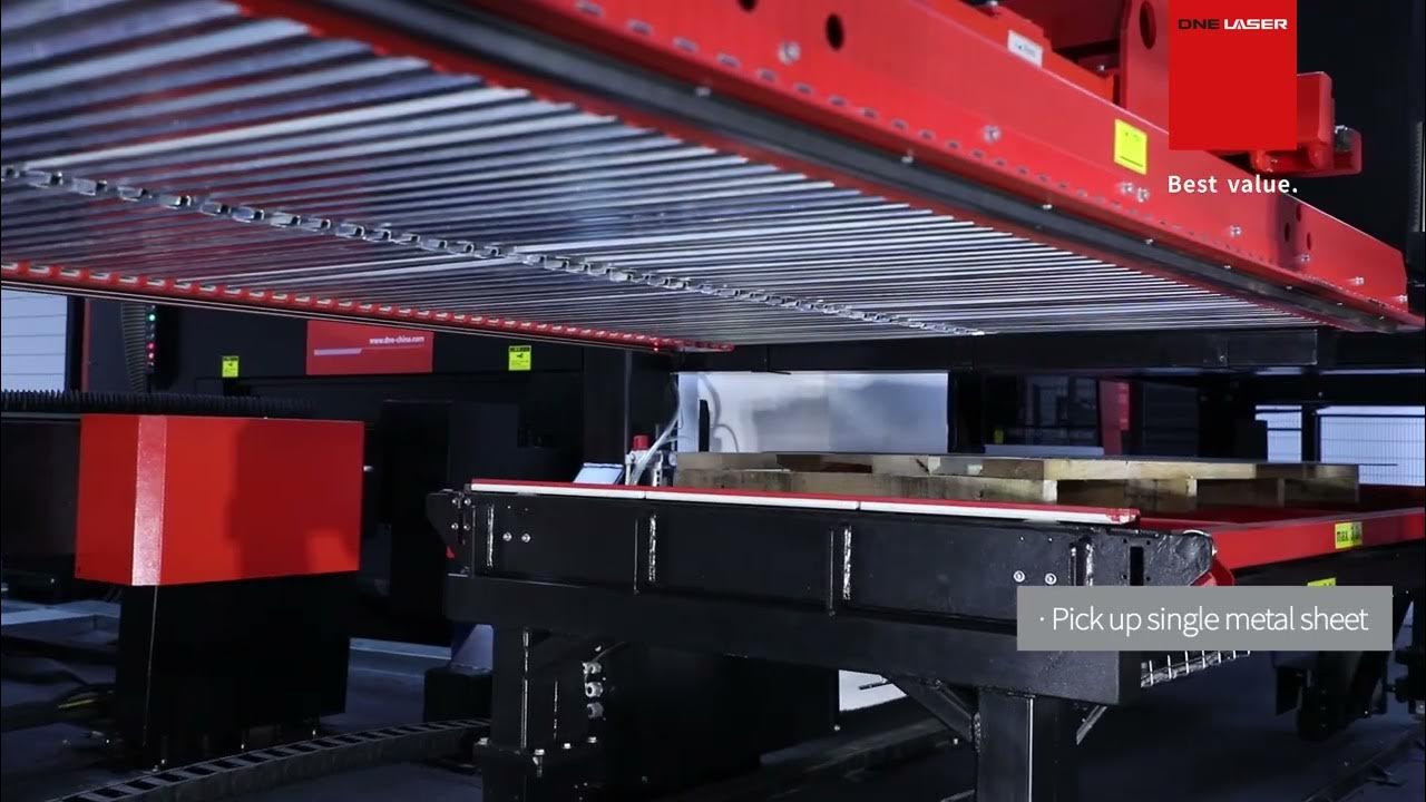 DNE Laser--Auto Loading and Unloading System with Laser Cutting Machine ...