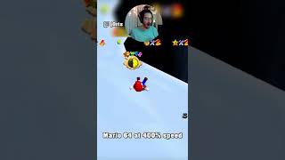 Rollercoaster of emotions - Mario 64 at 400% Speed