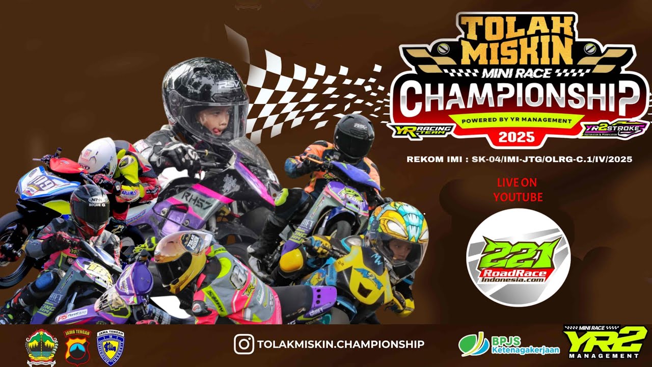LIVE TOLAK MISKIN MINI RACE CHAMPIONSHIP 2025 SIRKUIT GO CAR BOYOLALI