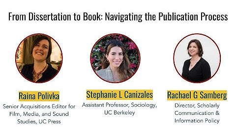 From Dissertation to Book: Navigating the Publication Process (2024)