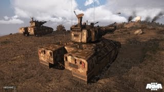 Arma 3 - Anti Aircraft Gun Pointed Down