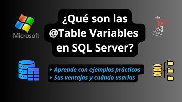 PARTE 6: 👉 ¿Qué son las Table Variables en SQL Server? | Ejemplos y Usos Prácticos 👩🏻‍💻 #sql