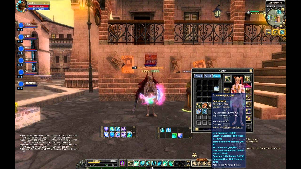 Silkroad - Want to sell - Rogue Cleric Lvl 118 legend ...
