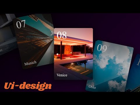 Carousel with drag and wheel Cards by css html | JavaScript #html #css #coding #javascript