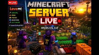 🔥 Minecraft Survival LIVE 🔴 | LavaMC SMP | Survival + Grind + Adventure | 24/7 Online