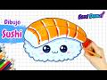 Cómo dibujar SUSHI DE CAMARÓN - Dibujos paso a paso fáciles ????????✨